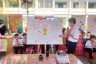 NGÀY HỘI SÁCH VÀ STEM CỦA TRƯỜNG THCS TRUNG HOÀ