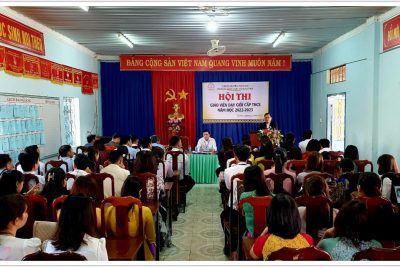 TỔNG KẾT HỘI THI GIÁO VIÊN DẠY GIỎI CẤP THCS NĂM HỌC 2022 – 2023