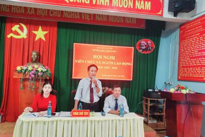 🎉 HỘI NGHỊ VIÊN CHỨC VÀ NGƯỜI LAO ĐỘNG NĂM HỌC 2025 – 2026 🎓🤝