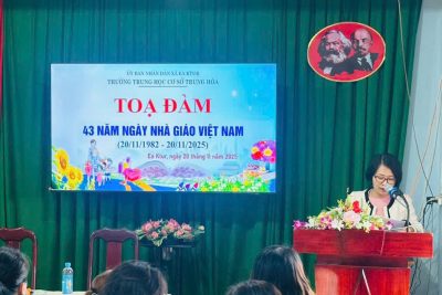 TỌA ĐÀM KỶ NIỆM 43 NĂM NGÀY NHÀ GIÁO VIỆT NAM 20/11